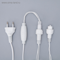 Гирлянда «Нить» 10 м, IP65, УМС, белая нить, 100 LED, свечение мульти, 220 В Гирлянда «Нить» 10 м, IP65, УМС, белая нить, 100 LED, свечение мульти, 220 В