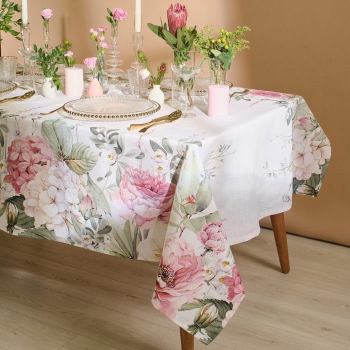 Скатерть Этель Tenderness 149х180 см, 100% хл, репс 210 г/м2 Скатерть Этель Tenderness 149х180 см, 100% хл, репс 210 г/м2