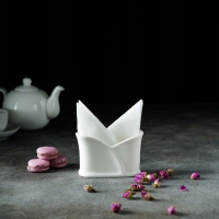 Салфетница фарфоровая Magistro «Бланш», 11,5×5×8 см, цвет белый Салфетница фарфоровая Magistro «Бланш», 11,5×5×8 см, цвет белый