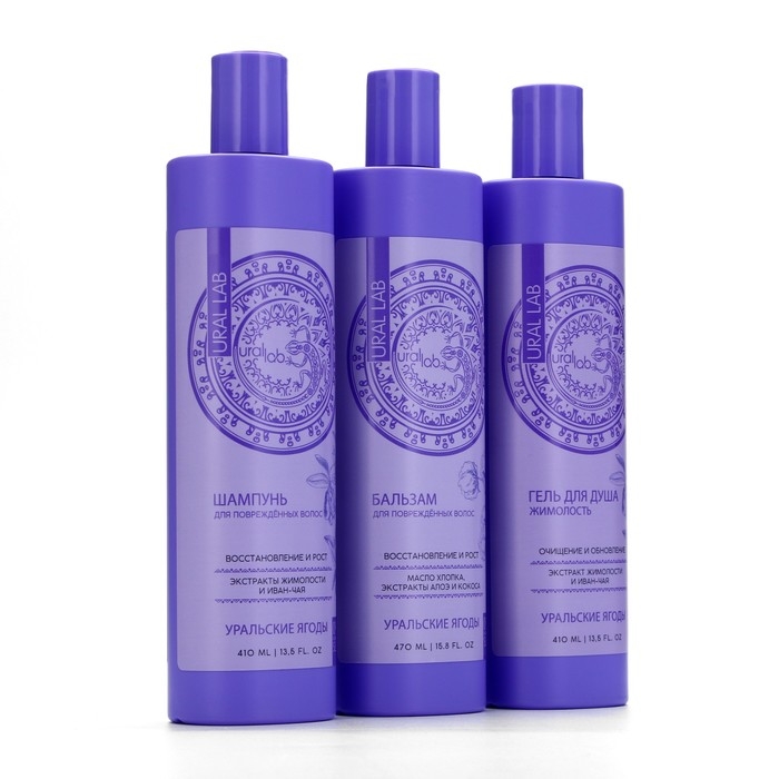 Бальзам для волос с маслом хлопка, экстрактом алоэ и кокоса, восстановление и рост, 470 мл, URAL LAB Бальзам для волос с маслом хлопка, экстрактом алоэ и кокоса, восстановление и рост, 470 мл, URAL LAB