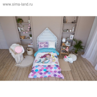 Постельное бельё «Этель» 1.5 сп Really mermaid 143*215 см, 150*214 см, 50*70 см -1 шт,100% хл, бязь Постельное бельё «Этель» 1.5 сп Really mermaid 143*215 см, 150*214 см, 50*70 см -1 шт,100% хл, бязь