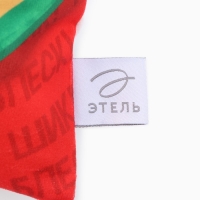 Новый год. Символ года. Змея. Чехол на подушку Этель &laquo;Шикарный праздник&raquo; 40х40 см, велюр