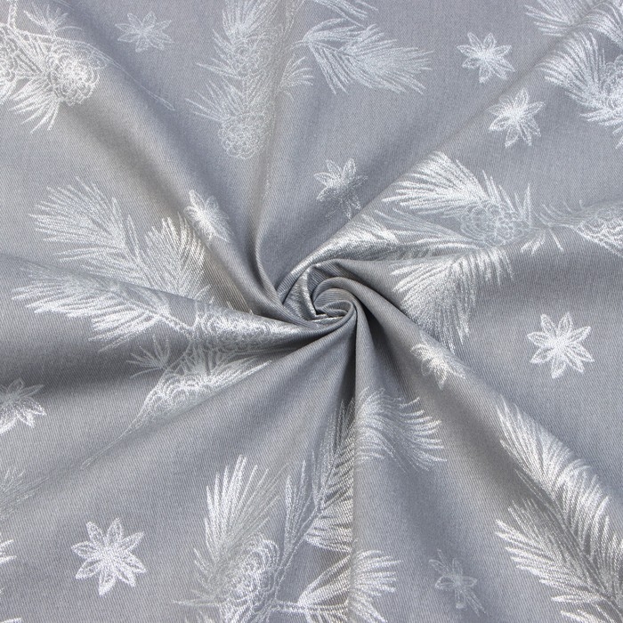 Дорожка Этель &laquo;Серебряные ветки&raquo;, 40х149 см, саржа 190 г/м2