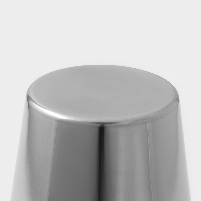 Ведро для льда из нержавеющей стали Доляна, 4,5 л, 20,5×20,5 см, цвет хромированный Ведро для льда из нержавеющей стали Доляна, 4,5 л, 20,5×20,5 см, цвет хромированный