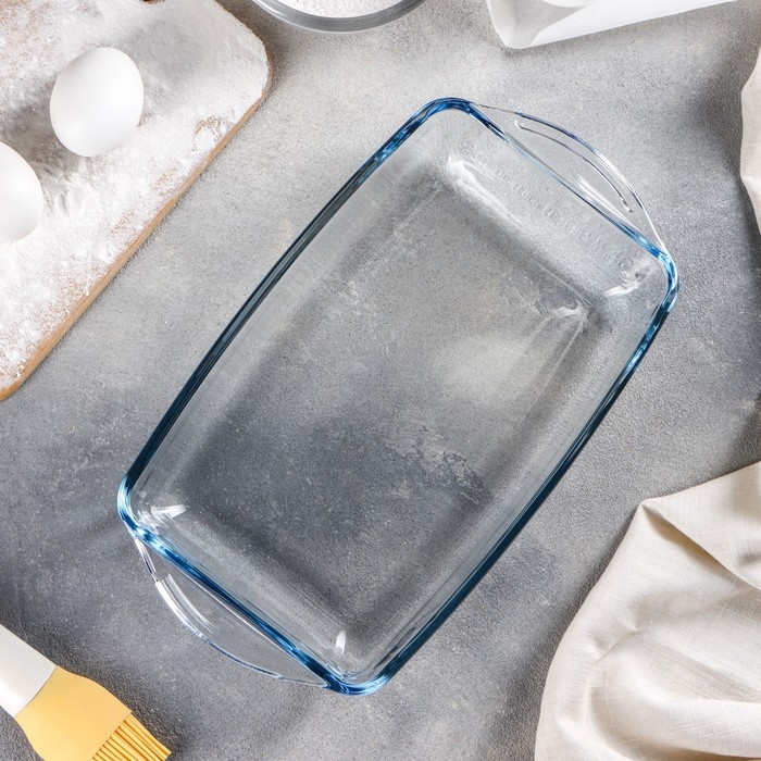 Форма для запекания прямоугольная Borcam, 1,3/0,9 л, 28,6&times;16&times;5 см, с крышкой