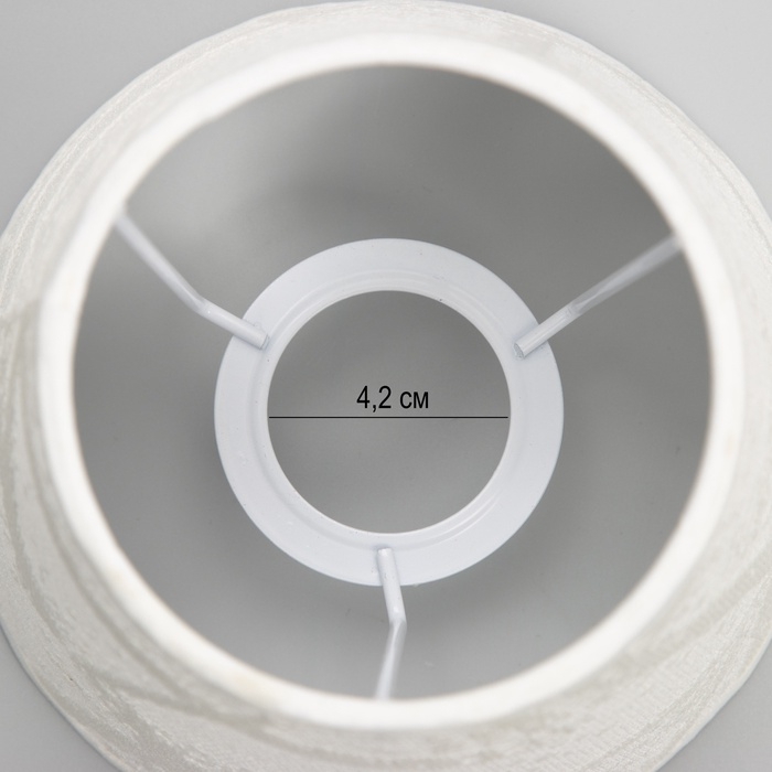 Абажур Е27 белый 15х15х13 см Абажур Е27 белый 15х15х13 см