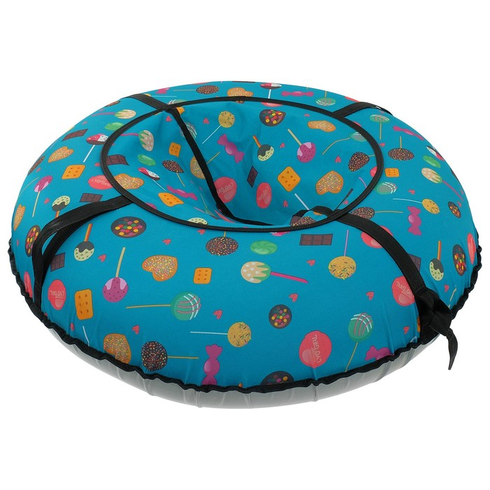 Тюбинг-ватрушка ONLITOP, диаметр чехла 105 см, цвета МИКС Тюбинг-ватрушка ONLITOP, диаметр чехла 105 см, цвета МИКС