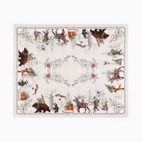 Скатерть Этель "Новогодее чудо" 150х110см +/-3см с ВГМО, 100%хл, саржа 190гр/м2