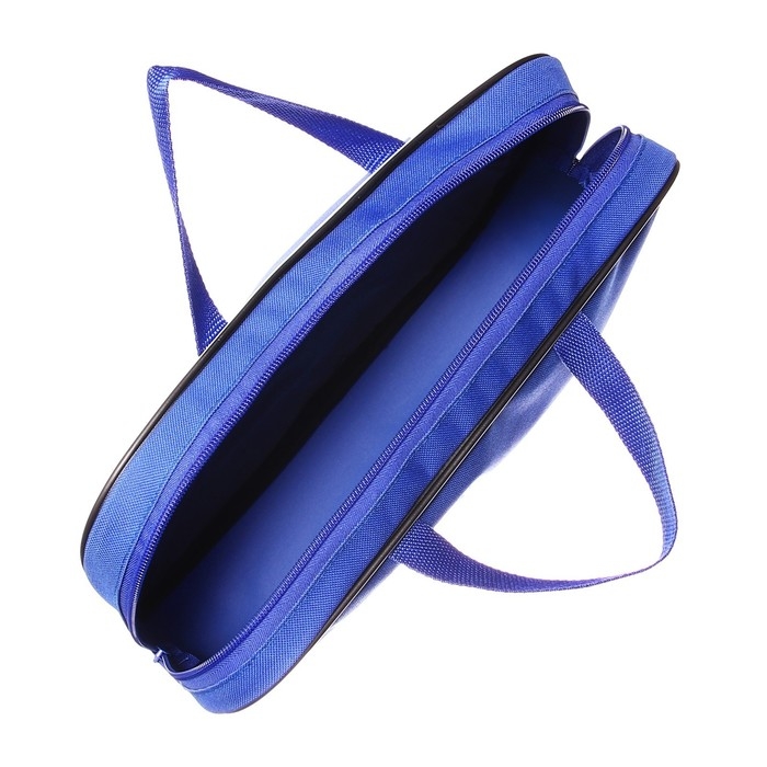 Папка с ручками текстильная А4, 350 х 270 х 70 мм, Calligrata Папка с ручками текстильная А4, 350 х 270 х 70 мм, Calligrata "Офис", внутренний карман, синяя