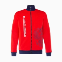 Толстовка на молнии President, размер M, цвет красный Толстовка на молнии President, размер M, цвет красный