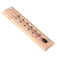 Термометр, градусник комнатный "Уют", от 0&deg;C до +50&deg;C, 20 х 4.2 х 1.3 см