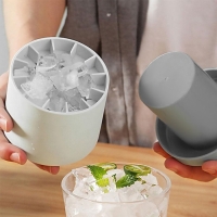 Форма для льда Доляна, 9&times;8 см, цвет белый/серый