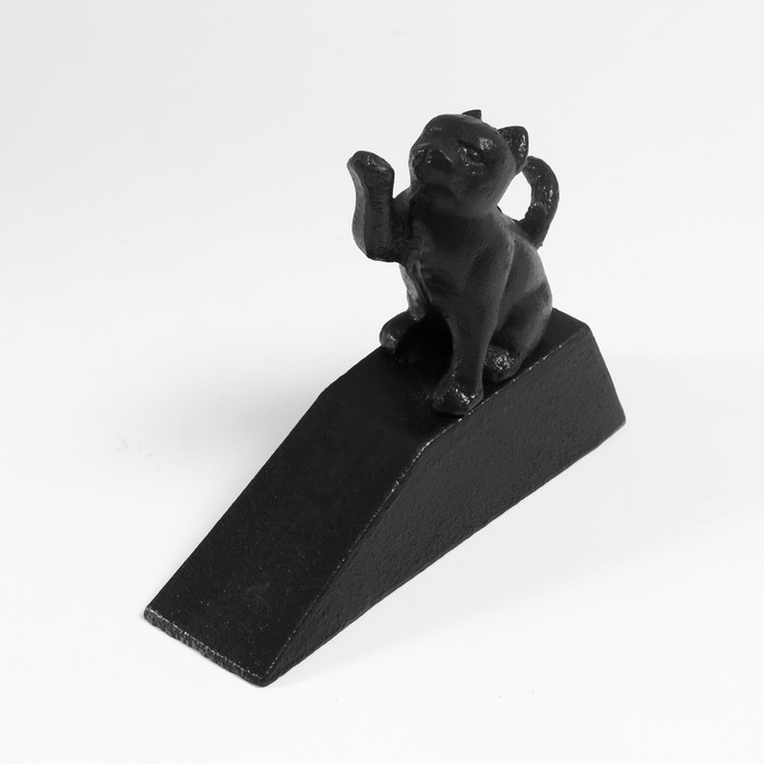 Стоппер дверной чугун Стоппер дверной чугун "Кошечка" 11х4х14 см