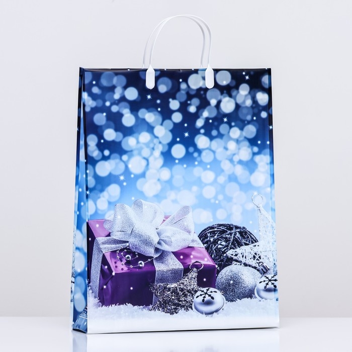 Новый год. Пакет Новый год. Пакет "Новый год", мягкий пластик, 41х32 см.