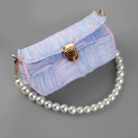 Канва-основа для вышивания сумки, пластиковая, 23 &times; 29 см, 1,5 &times; 1,5 мм, цвет белый