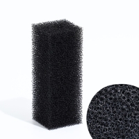Губка прямоугольная для фильтра № 1, ретикулированная 30 PPI, 4 х 4,5 х 11 см, черная Губка прямоугольная для фильтра № 1, ретикулированная 30 PPI, 4 х 4,5 х 11 см, черная