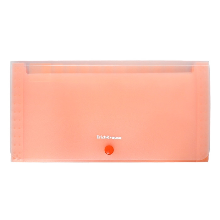 Папка-картотека А4 на кнопке 13 отделений, ErichKrause, Matt Neon, пластик прозрачный, микс Папка-картотека А4 на кнопке 13 отделений, ErichKrause, Matt Neon, пластик прозрачный, микс