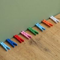 Набор прищепок для декора 50 шт., зелёные — 2,5 см Набор прищепок для декора 50 шт., зелёные — 2,5 см