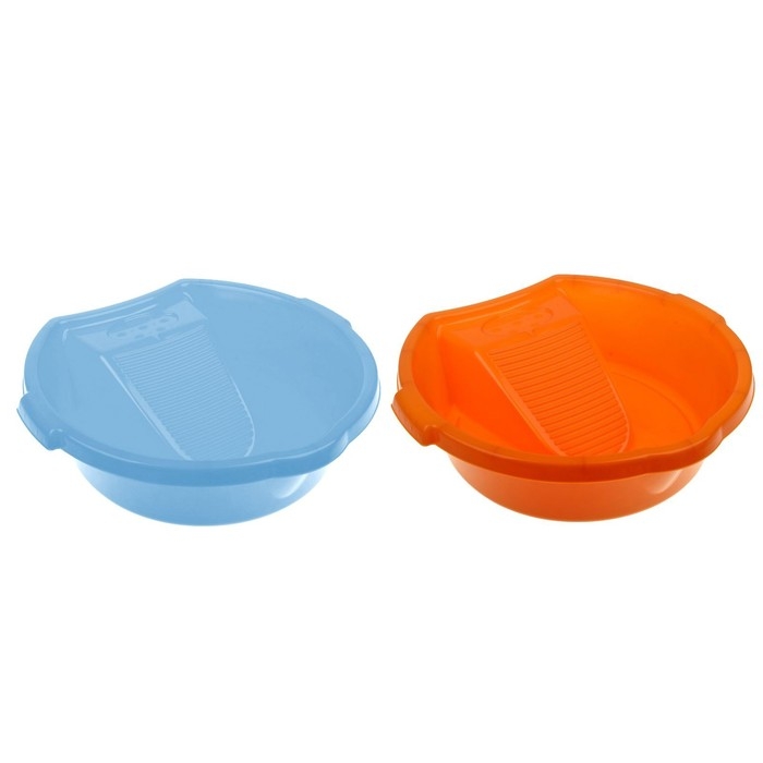 Таз круглый для стирки &laquo;Хозяюшка&raquo;, 10 л, цвет МИКС