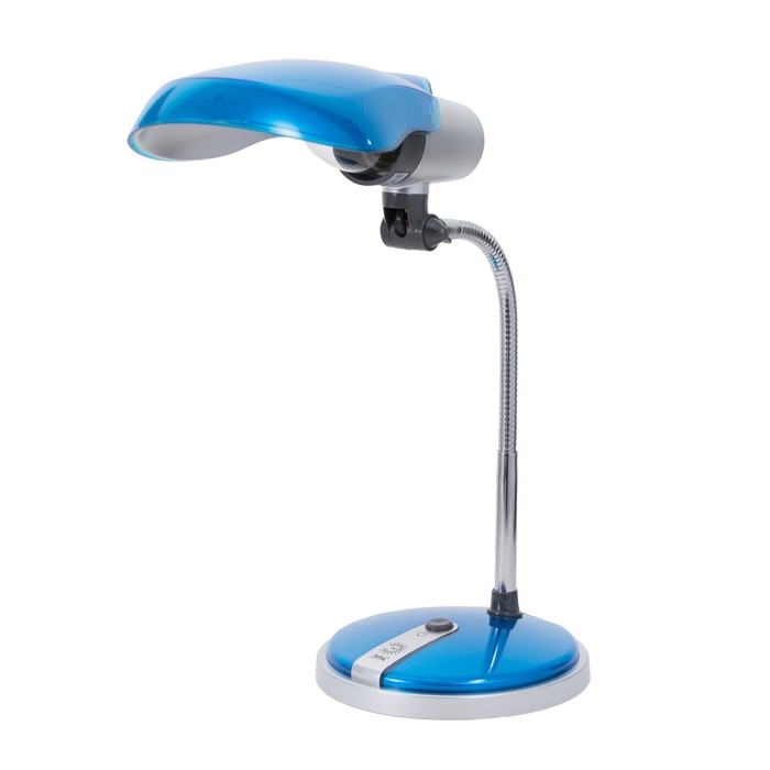 Настольная лампа NE-301-E27-15W-BU, E27 15Вт, цвет синий