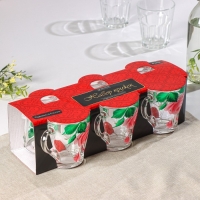 Набор кружек «Розовые лепестки», 250 мл, в подарочной упаковке, 6 шт, микс Набор кружек «Розовые лепестки», 250 мл, в подарочной упаковке, 6 шт, микс