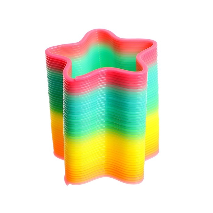 Пружинка - радуга «Единорог», виды МИКС, d=5 см Пружинка - радуга «Единорог», виды МИКС, d=5 см