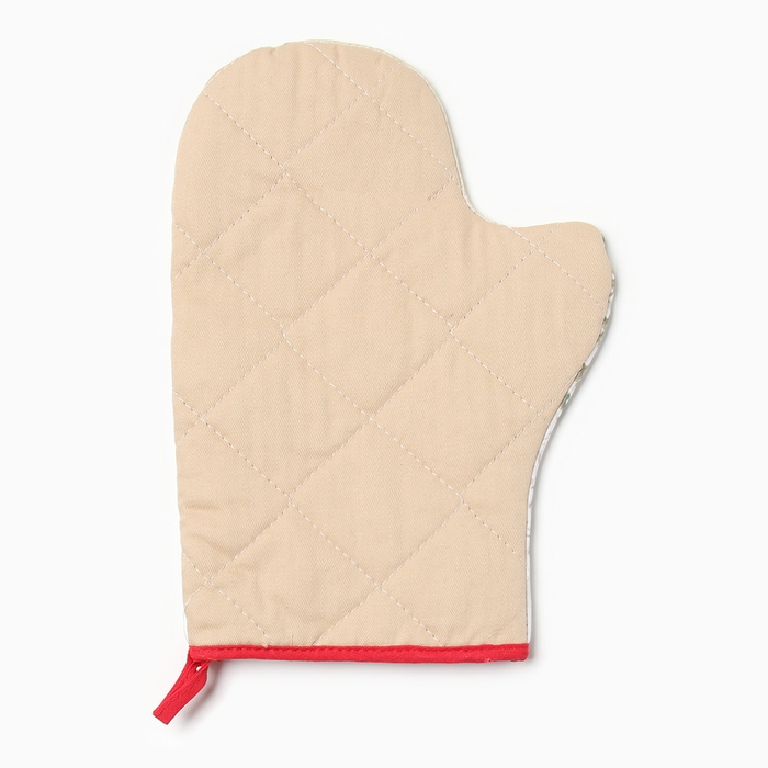 Новый год. Набор кухонный &laquo;Зимнее волшебство&raquo; варежка-прих.20х28см, прихватка 19х19,100% хл,ватин 250г/м2