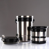 Термос для еды "Амет.  Экспресс" 1с934, 2 л (2 контейнера х 0.6 л), 55 &deg;С, 8 ч