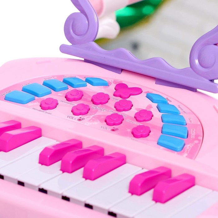 Пианино «Мечта девочки», со стульчиком, зеркалом, микрофоном Пианино «Мечта девочки», со стульчиком, зеркалом, микрофоном