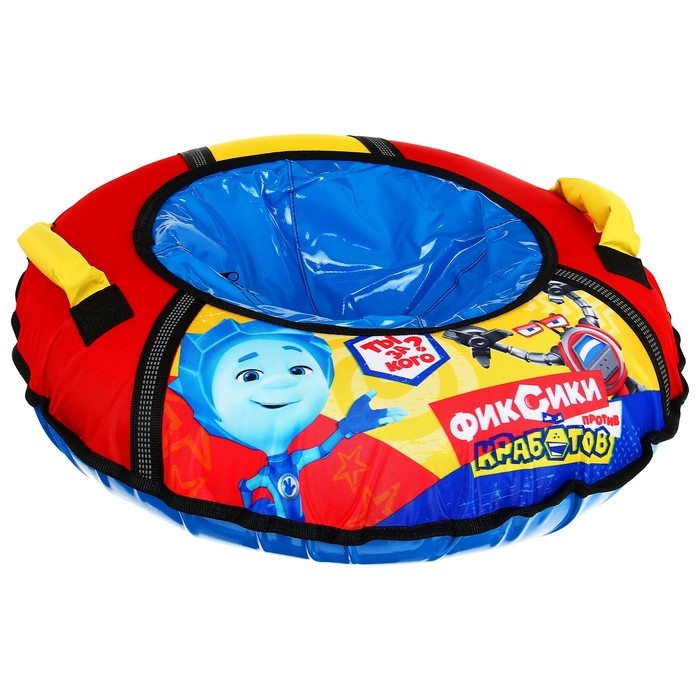 Тюбинг-ватрушка &laquo;Фиксики&raquo;, ТБ1-70, диаметр чехла 75 см, тент/оксфорд