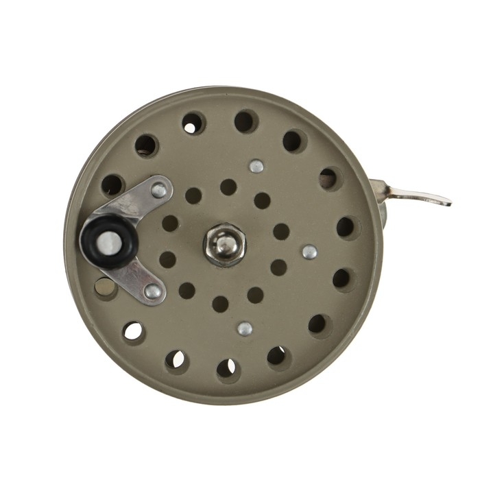 Катушка инерционная, металл, диаметр 6.5 см, крепление горизонтальное, цвет серый, 808-2 Катушка инерционная, металл, диаметр 6.5 см, крепление горизонтальное, цвет серый, 808-2