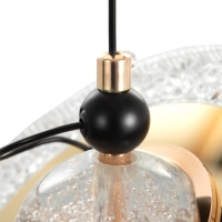 Светильник BayerLux "Санора" 14Вт LED черно-золотой 20х20х25см Светильник BayerLux "Санора" 14Вт LED черно-золотой 20х20х25см