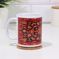 Кружка сублимация "Ковёр" 320 мл, с нанесением Кружка сублимация "Ковёр" 320 мл, с нанесением