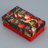 Набор подарочных коробок 10 в 1 &laquo;Елочные игрушки&raquo;, 12 х 7 х 4 - 32.5 х 20 х 12.5 см, Новый год