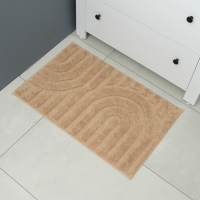 Коврик для дома Доляна &laquo;Валенсия&raquo;, 50&times;80 см, цвет бежевый