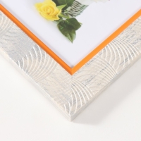 Фоторамка пластик 13х18 см "Дуги" белая 23,5х18,5 см Фоторамка пластик 13х18 см "Дуги" белая 23,5х18,5 см