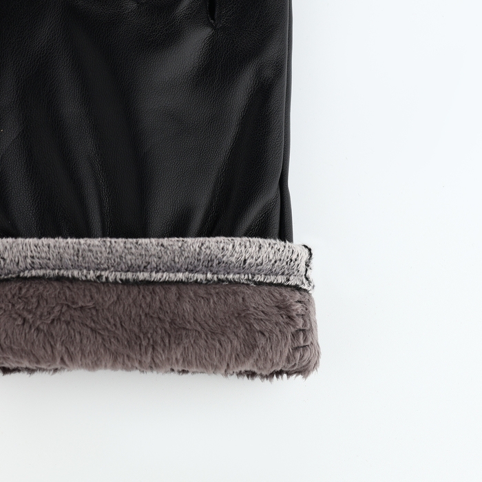 Перчатки мужские, безразмерные, без утеплителя, цвет чёрный Перчатки мужские, безразмерные, без утеплителя, цвет чёрный