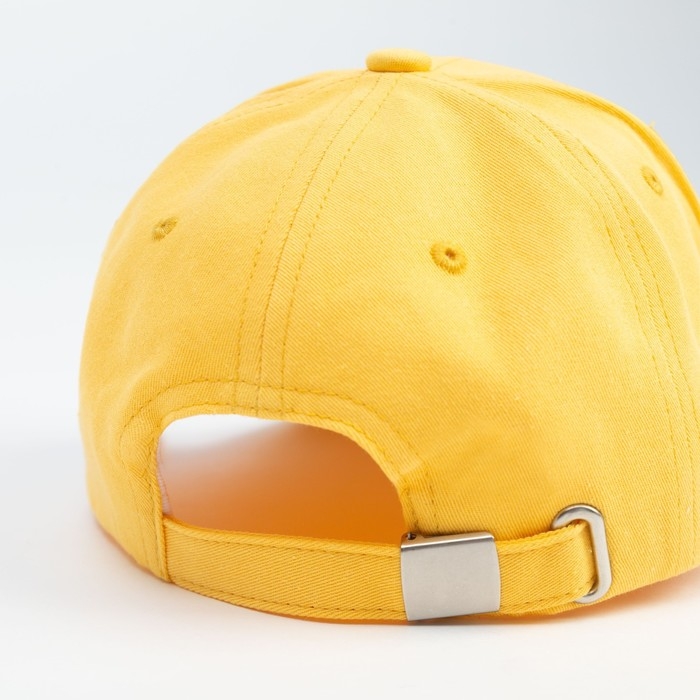 Кепка детская MINAKU "Oh happy day", цвет жёлтый, р-р 54