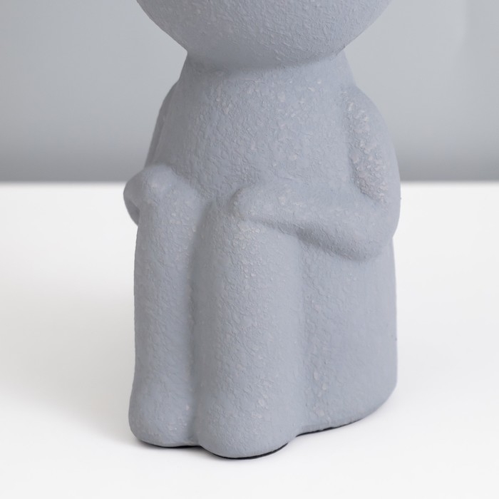 Лампа настольная "Инк" 1х40Вт Е14 серый 22х22х39см