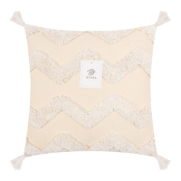 Наволочка декоративная &laquo;Этель&raquo; Бохо, 45х45 см, цвет молочный, 100% хлопок