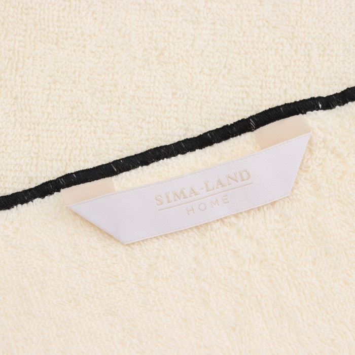 Набор салфеток SL HOME: Black Frame Набор салфеток SL HOME: Black Frame "Айвори" 30х30 см - 3 шт., 100% хлопок, 470 г/м2