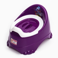 Горшок детский антискользящий &laquo;Бэйби-Комфорт&raquo; с крышкой, съёмная чаша, цвет фиолетовый