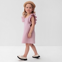 Платье для девочки MINAKU: Cotton Collection цвет розовый, рост 110