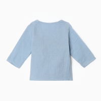 Распашонка детская, цвет серо-голубой, рост 62 см Распашонка детская, цвет серо-голубой, рост 62 см