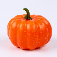 Фигурка для поделок и декора &laquo;Тыква&raquo;, набор 2 шт., размер 1 шт. &mdash; 7 &times; 7 &times; 7,5 см, цвет оранжевый