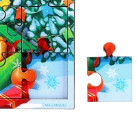 Деревянный пазл &laquo;Новый год! Лисёнок с подарками&raquo;