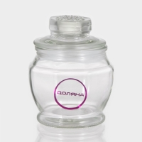 Баночка стеклянная для специй Доляна &laquo;Калипсо&raquo;, 200 мл, 10&times;8 см