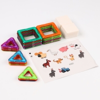 Магнитный конструктор &laquo;Синий трактор&raquo;, 28 деталей