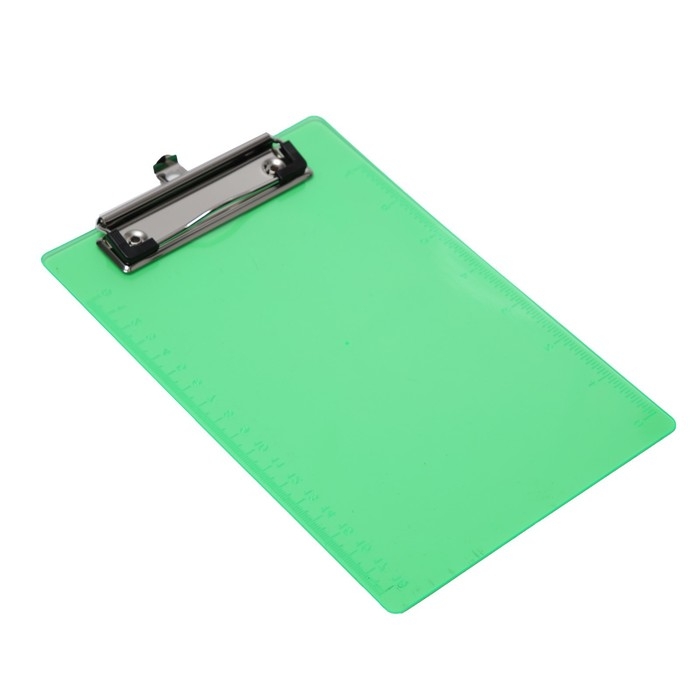 Планшет с прижимом А5 Callligrata, пластик, прозрачный, МИКС Планшет с прижимом А5 Callligrata, пластик, прозрачный, МИКС