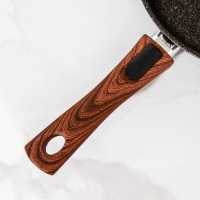 Сковорода Granit ultra, d=22 см, съёмная ручка, антипригарное покрытие, цвет чёрный, ручки МИКС Сковорода Granit ultra, d=22 см, съёмная ручка, антипригарное покрытие, цвет чёрный, ручки МИКС